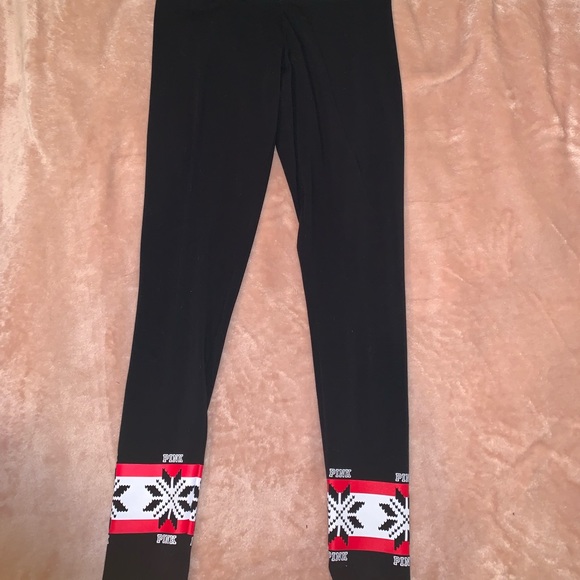PINK Victoria's Secret Pants - “PINK” women’s christmas edition tights